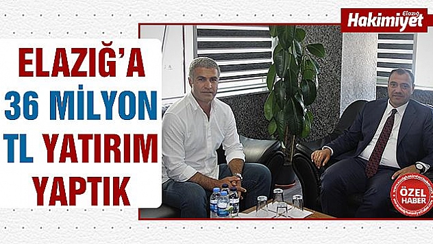 ELAZIĞ'DA GENÇLİK VADİSİ OLUŞTURACAĞIZ