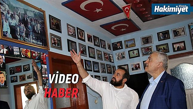 Erdoğan sevgisi büyüdükçe büyüdü evine sığmadı