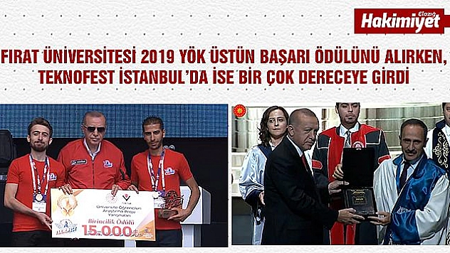 Fırat Üniversitesi, bir çok başarı elde etti