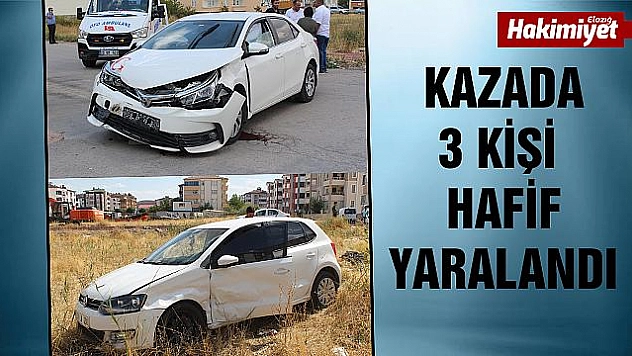 Trafik Kazasında 3 Kişi Yaralandı