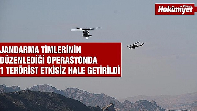 1 terörist etkisiz hale getirildi