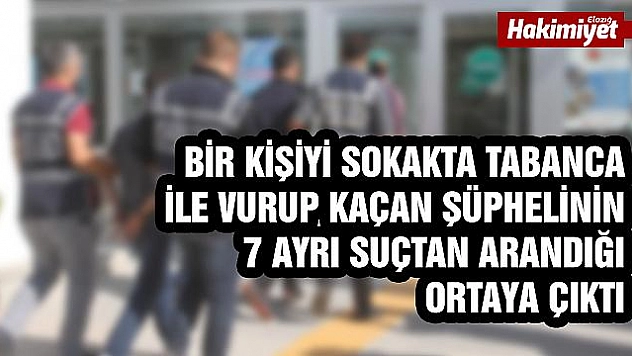 7 ayrı suçtan aranan şüpheli 8'inci olayda yakayı ele verdi