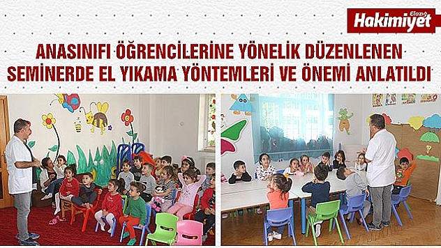  Öğrencilere el yıkamanın önemi anlatıldı