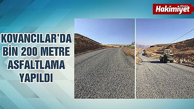 ŞEHİR YOLUNUN ASFALT ÇALIŞMALARI TAMAMLANDI