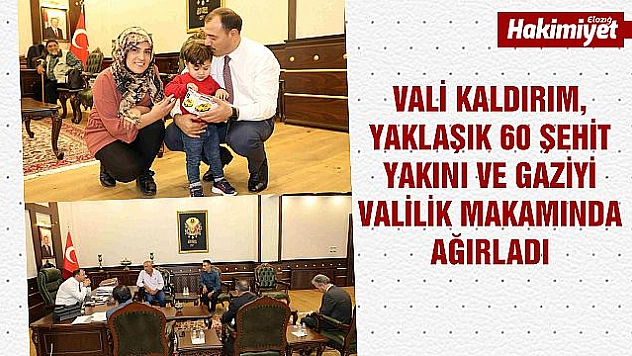 Vali Kaldırım, Şehit Yakınları ve Gazilerle Bir Araya Geldi
