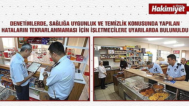 ZABITA EKİPLERİ OKUL KANTİNLERİNİ DENETLEDİ