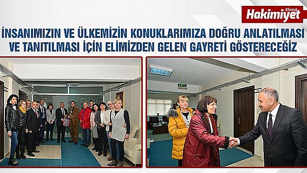 Farklı ülkelerden öğretmenler Elazığ'a geldi