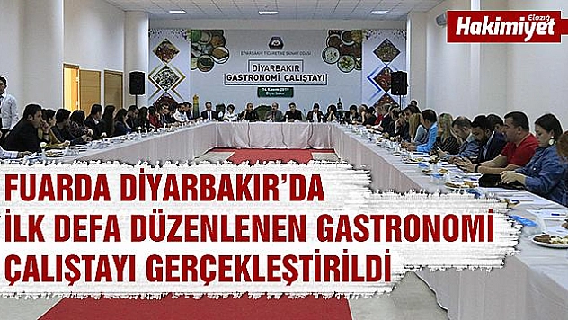 Gurme 2019 Diyarbakır 2. Yöresel Lezzetler Fuarı'na  Elazığ'da katıldı