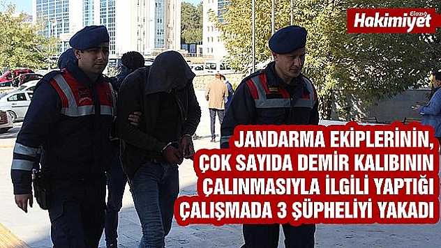 Hırsızlık şüphelisi 3 şahıs yakalandı