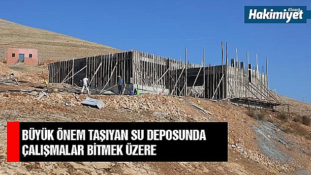 KOVANCILAR İLÇESİNDE BİN TONLUK SU DEPOSUNDA SONA GELİNDİ 