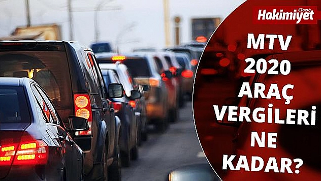 MTV 2020 Araç Vergisi Ne Kadar Kaç TL?