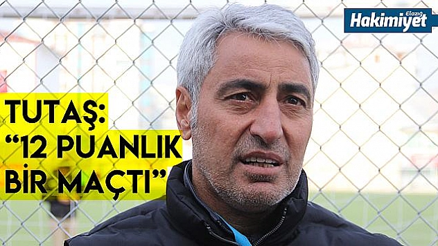 Tutaş: 'Camia olarak ihtiyacımız vardı'