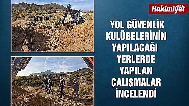 Yol Güvenlik Kulübelerinde Çalışmalar Devam Ediyor