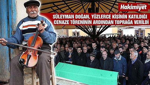 104 yaşındaki halk ozanı son yolculuğuna uğurlandı