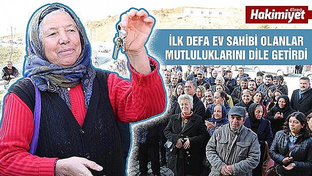 206 sosyal konutun anahtar teslimi yapıldı