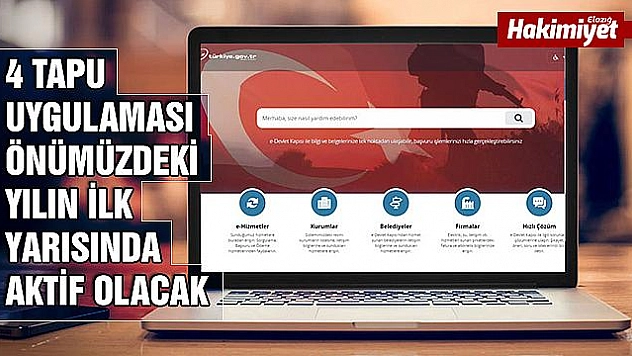 4 tapu belgesi e-Devlet'ten alınabilecek