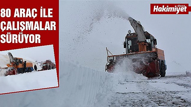 80 köy yolu açıldı 1'inde çalışma sürüyor