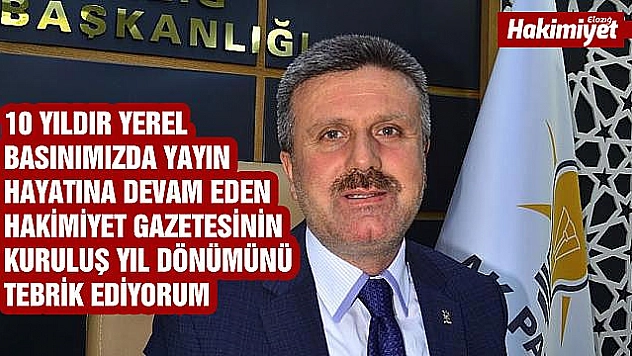 BAŞKAN GÜRGÖZE'DEN KUTLAMA MESAJI