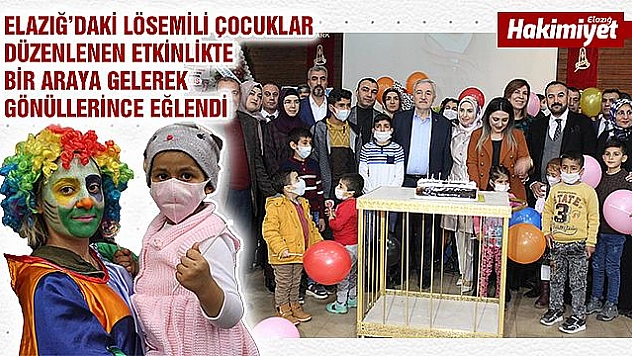 Lösemili çocuklar gönüllerince eğlendi
