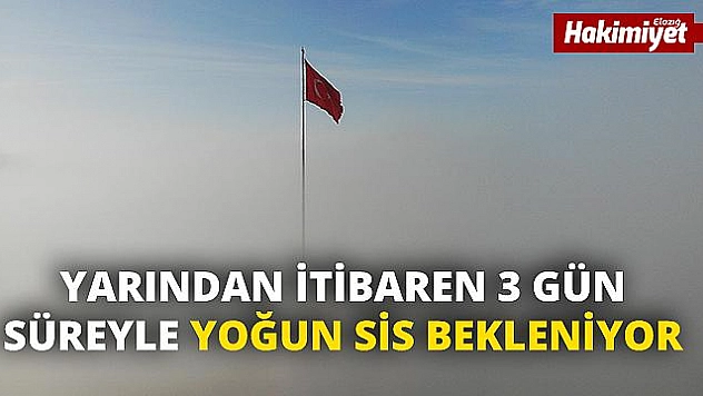 Meteorolojiden 5 il için yoğun sis uyarısı