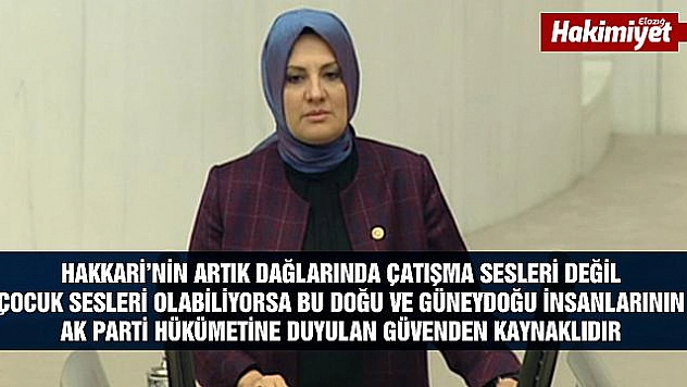 Milletvekili Balık: ''Bu bütçe sarayların bütçesi değil mazlumların bütçesidir'