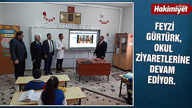 MİLLİ EĞİTİM MÜDÜRÜ GÜRTÜRK, SİVRİCE VE BASKİL İLÇELERİNDEKİ OKULLARI ZİYARET ETTİ