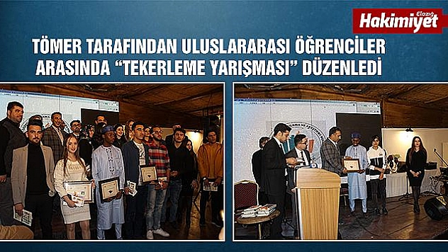  'TEKERLEME YARIŞMASI' DÜZENLENDİ