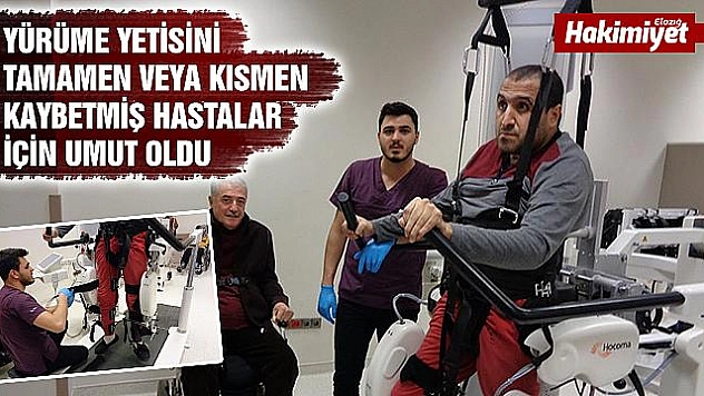YÜRÜME ROBOTU BÖLGEYE HİZMET EDİYOR