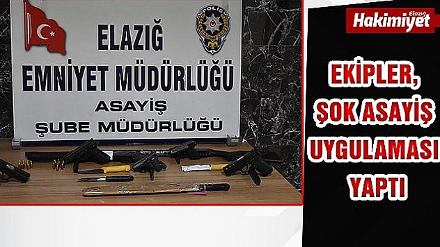  7 silah ele geçirildi