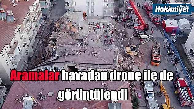 Deprem alanında sabahın ilk ışıklarıyla aramalara devam edildi