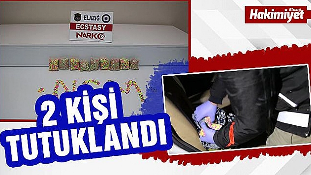 Elazığ'da 5 bin 54 adet uyuşturucu hap ele geçirildi