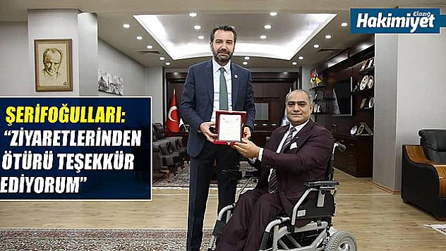 Fırat'tan, başkan Şerifoğulları'na ziyaret