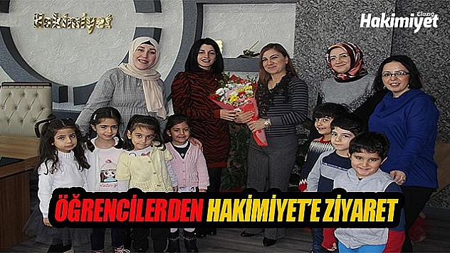 MAVİ SİNCAP ANAOKULUNDAN HAKİMİYET'E ZİYARET 