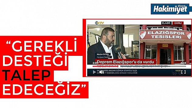 Öztürk: 'Maçlara çıkmayı düşünmüyoruz!'