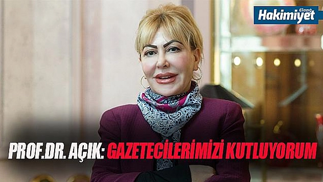 PROF. DR. YASEMİN AÇIK: 'YEREL BASIN, KENTLERİN GELİŞİMİNE ÖNEMLİ KATKILAR SUNMAKTADIR'