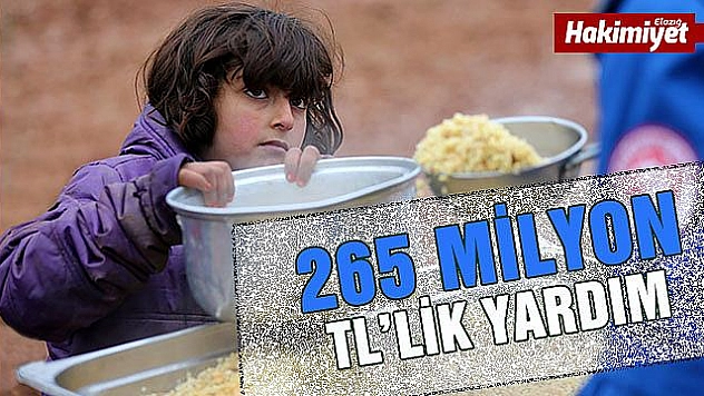 Savaş mağduru ailelere yardım ulaştırıldı