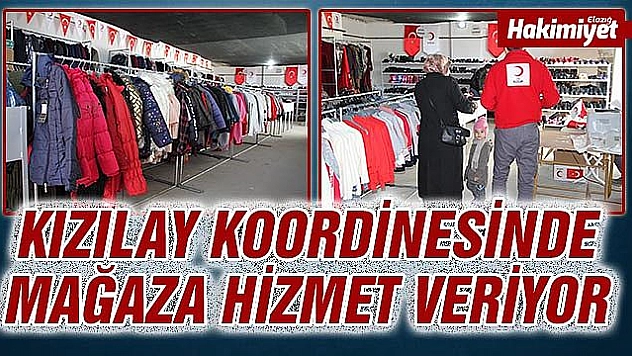 Elazığ'da depremzedeler için 'Sosyal Market'