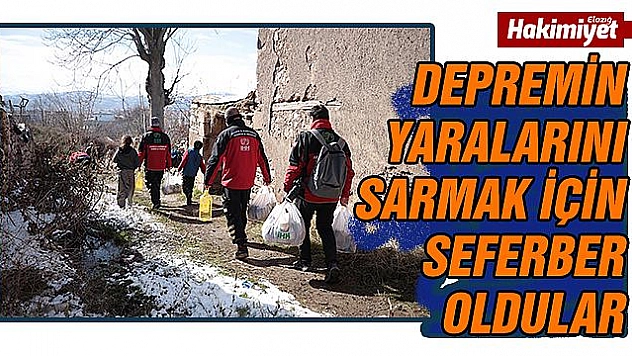İHH Deprem Sonrası Elazığ'da Önemli Faaliyetler Gerçekleştirdi