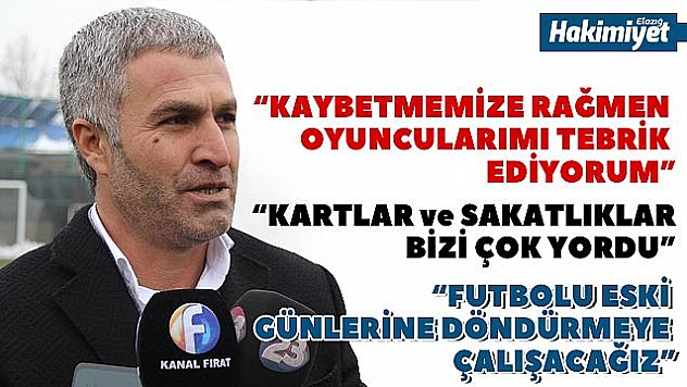 Toprak: 'Biz futbola değer vereceğiz'