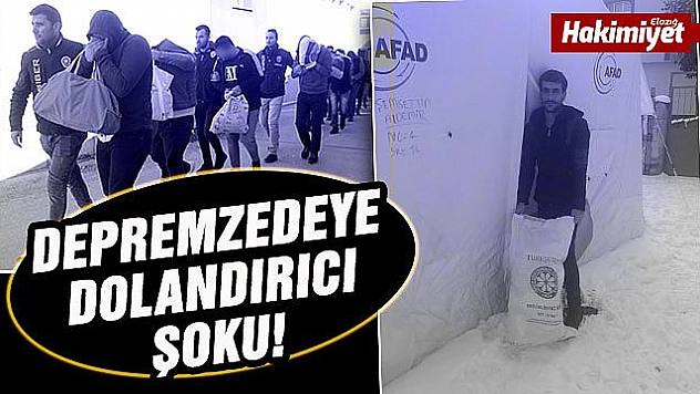 Yardım bahanesiyle çadırda yaşayan depremzedeyi bile dolandırdılar