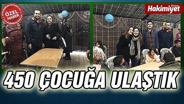 'AMACIMIZ SADECE ÇOCUKLARIMIZIN YÜZÜNDE TEBESSÜM OLMAK'