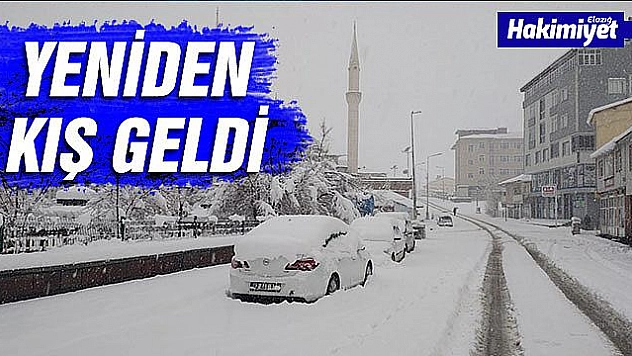 Baharı beklerken, yarım metre kar yağdı