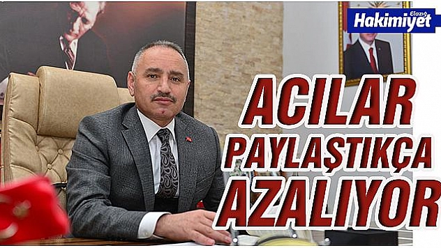 GÜRTÜRK: 'AFETLERDE ETLE TIRNAK OLDUĞUMUZU İSPATLADIK'