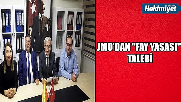 JMO'dan 'Fay Yasası' talebi