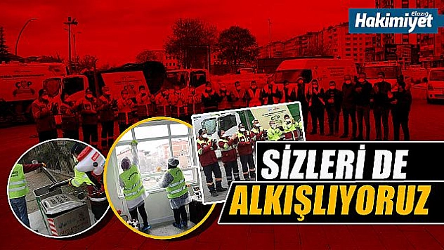 SİZLERİ DE ALKIŞLIYORUZ
