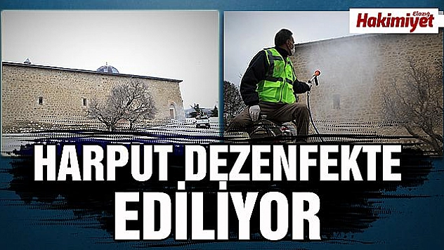 Tarihi mahalle Korona virüsüne karşı dezenfekte edildi     