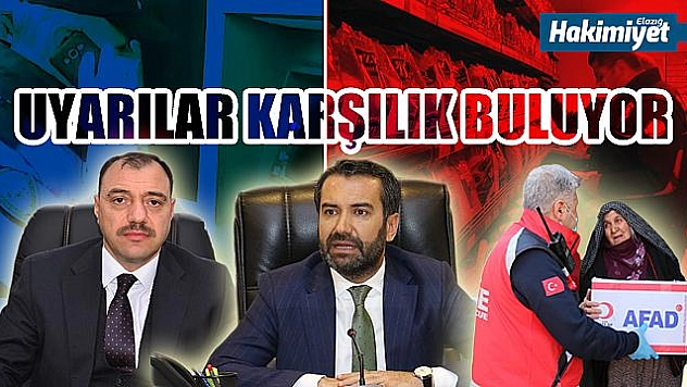 UYARILAR KARŞILIK BULUYOR