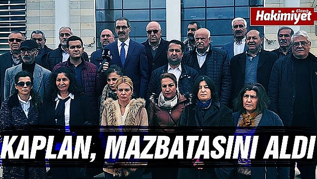  ZEKİ KAPLAN MAZBATASINI ALDI