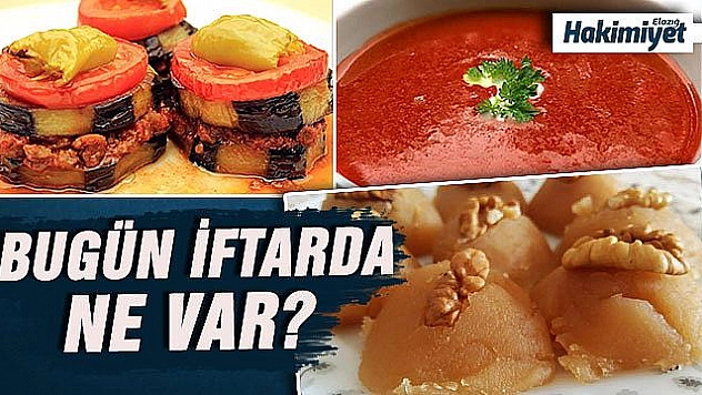 27 Nisan İftar Menüsü