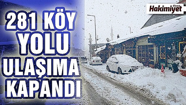 BİNGÖL'DE KAR YAĞIŞI ETKİLİ OLDU